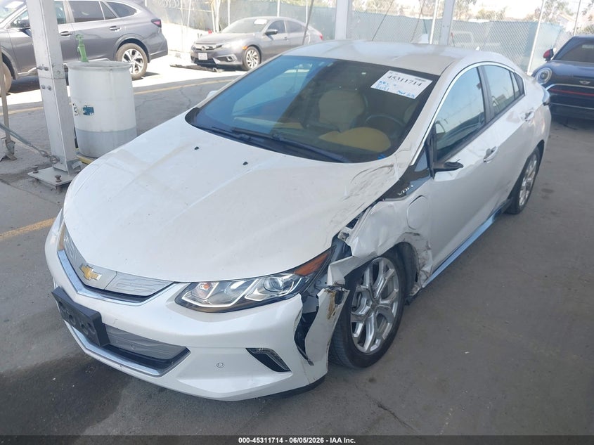 Vin: 1g1rd6s54hu191538, lot: 45809640, chevrolet volt premier 20172