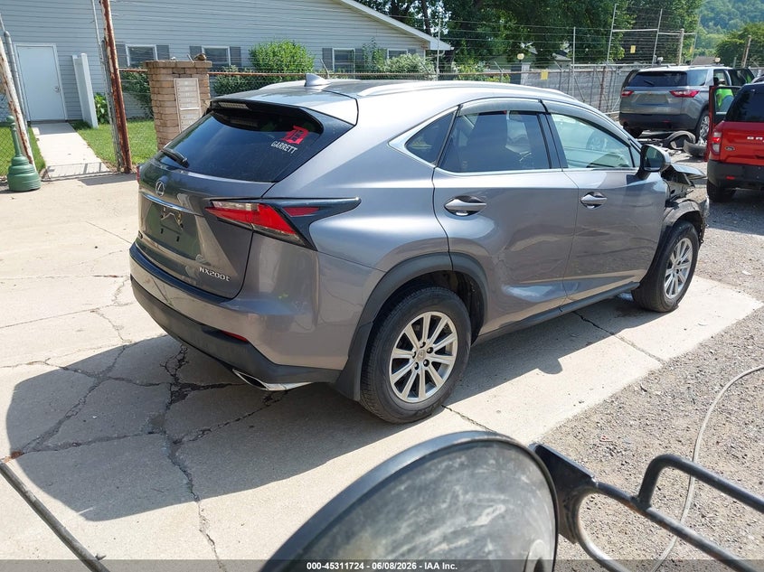 Vin: jtjbarbz8h2106425, lot: 45809650, lexus nx 200t 20174