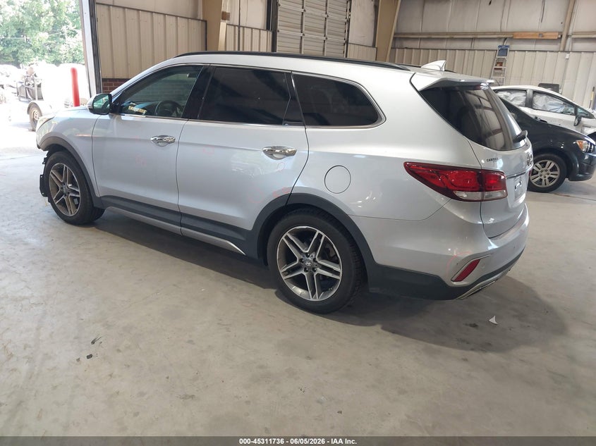 Vin: km8sr4hf0hu199825, lot: 45809662, hyundai santa fe limited ultimate 20173