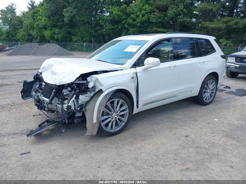 Vin: 1gykphrs4mz225797, lot: 45809688, cadillac xt6 awd sport 20212