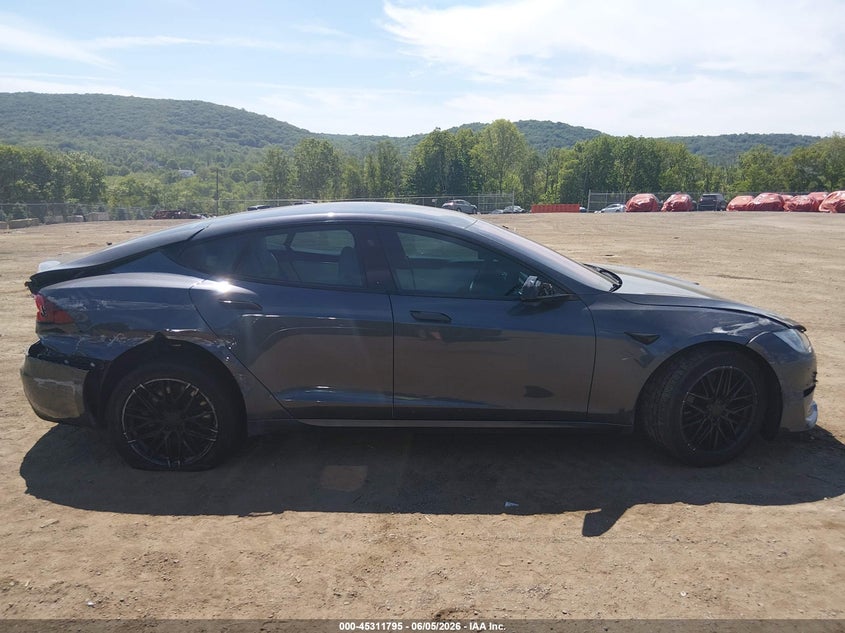 2021 Tesla Model S Plaid Tri Motor All-Wheel Drive VIN: 5YJSA1E68MF433694 Lot: 45311795