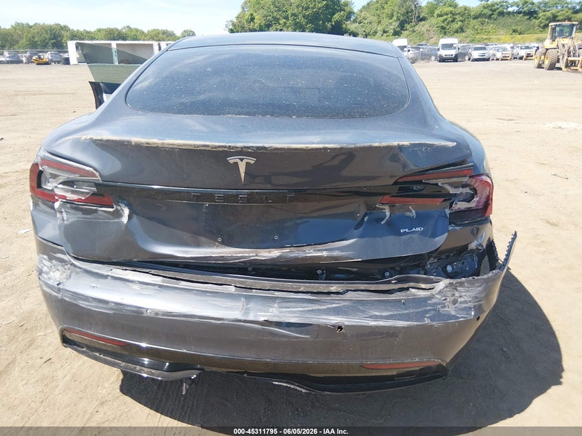 2021 Tesla Model S Plaid Tri Motor All-Wheel Drive VIN: 5YJSA1E68MF433694 Lot: 45311795
