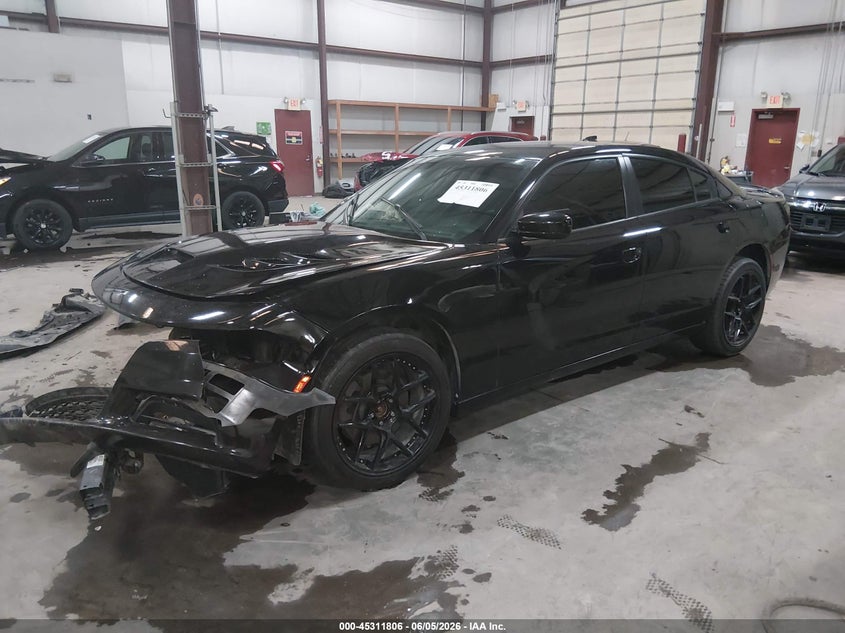 Vin: 2c3cdxjg6kh653876, lot: 45809731, dodge charger sxt awd 20192