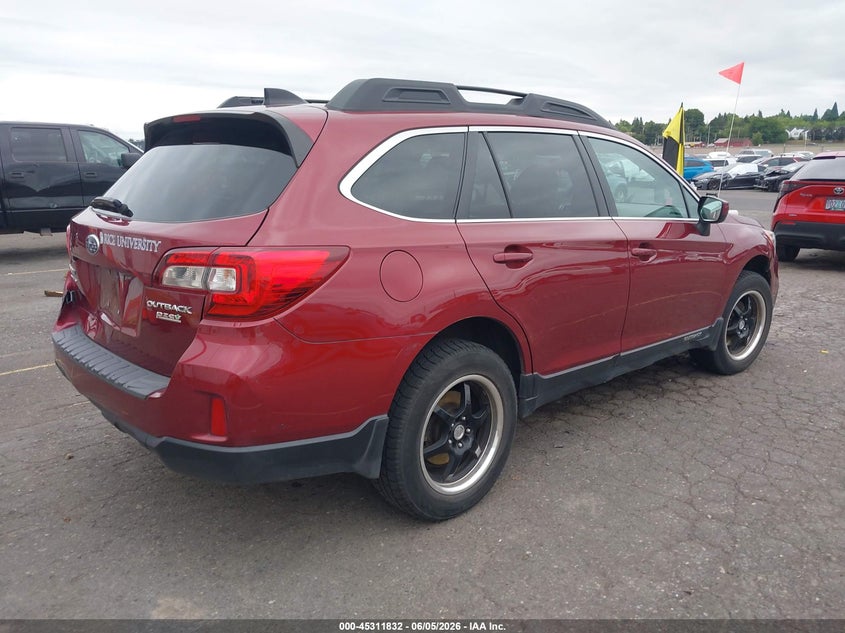 Vin: 4s4bsacc9g3329797, lot: 45809758, subaru outback 2.5i premium 20164
