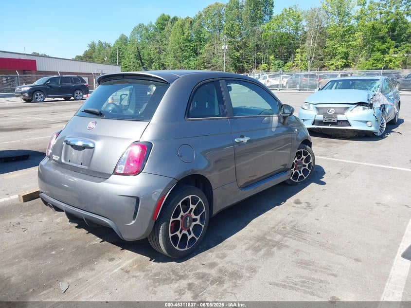 Vin: 3c3cffhhxdt608680, lot: 45809762, fiat 500 turbo 20134