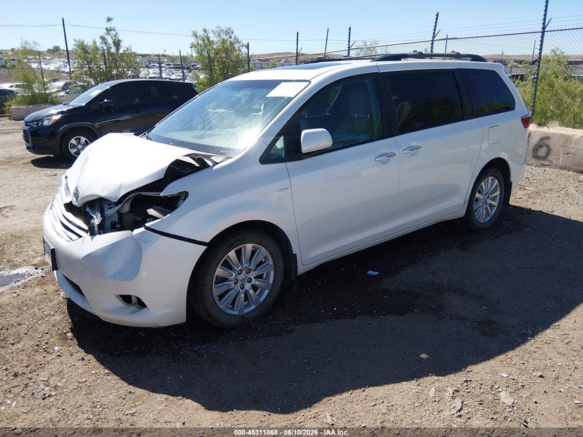 2017 Toyota Sienna Xle Premium 7 Passenger 5TDDZ3DC9HS166071 photo 1