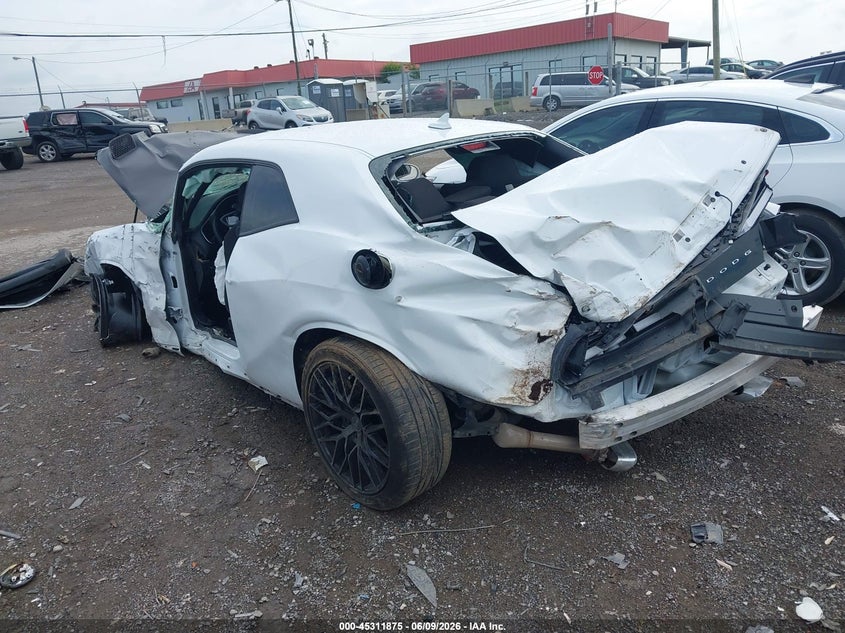 Vin: 2c3cdzfj9mh641854, lot: 45809801, dodge challenger r/t scat pack 20213