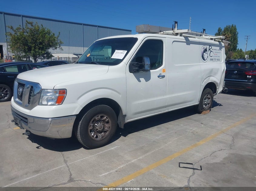 Vin: 1n6af0ky3hn810207, lot: 45809818, nissan nv cargo nv3500 hd sl v8 20172