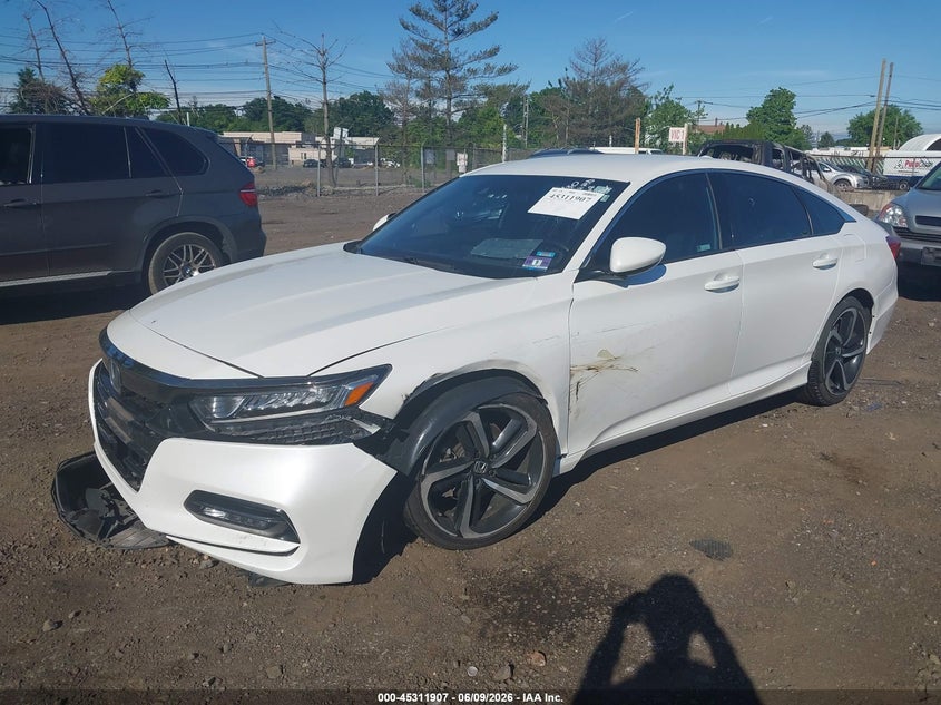 Vin: 1hgcv1f36ka169508, lot: 45809833, honda accord sport 20192