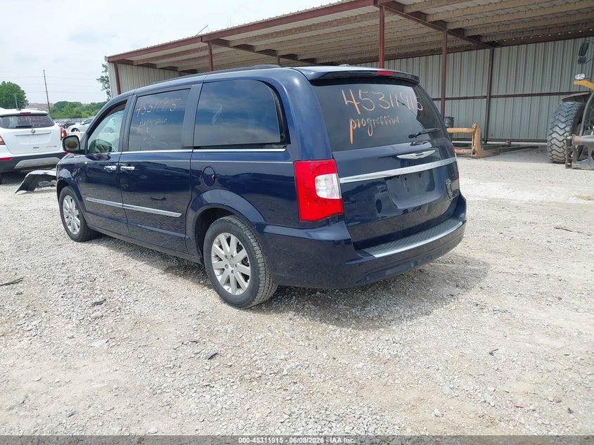 Vin: 2c4rc1cg7cr221098, lot: 45809841, chrysler town & country touring-l 20123