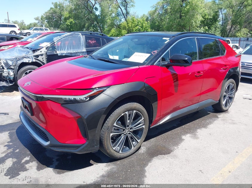 Vin: jtmabaca6pa013512, lot: 45809901, toyota bz4x limited 20232