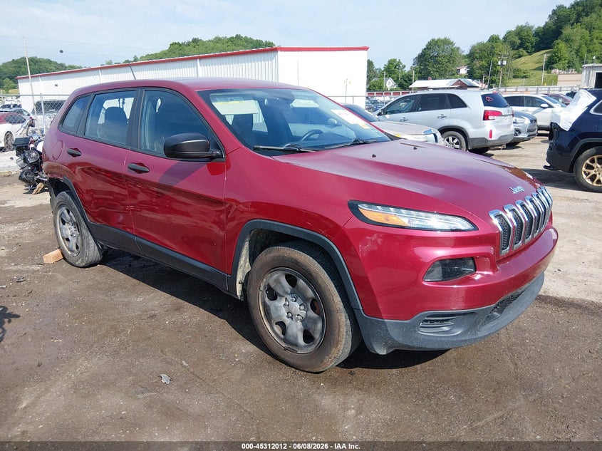 Vin: 1c4pjmabxgw244989, lot: 45809938, jeep cherokee sport 2016 img_1