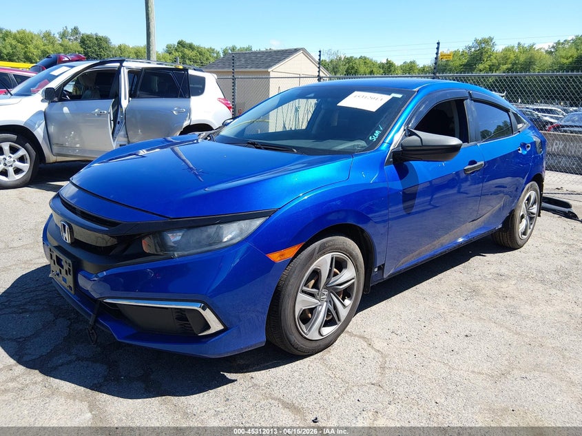 2HGFC2F66LH539720 2020 Honda Civic Lx photo 1