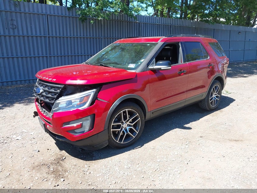 Vin: 1fm5k8gt9hgd47792, lot: 45809944, ford explorer sport 20172