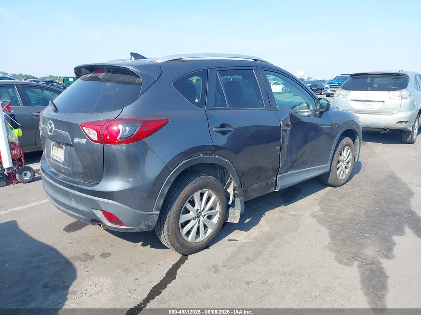 Vin: jm3ke2cy2g0751688, lot: 45809952, mazda cx-5 touring 20164