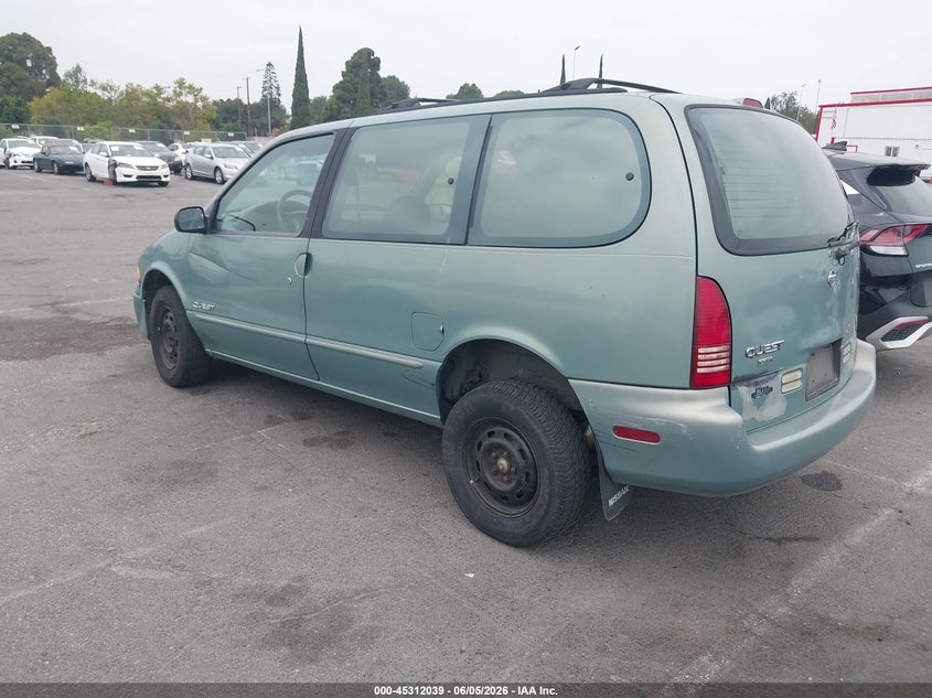 1997 NISSAN QUEST VAN 3.0L V-6 DOHC, 151HP