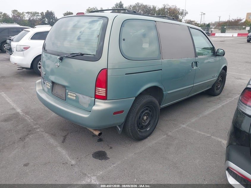 1997 NISSAN QUEST VAN 3.0L V-6 DOHC, 151HP