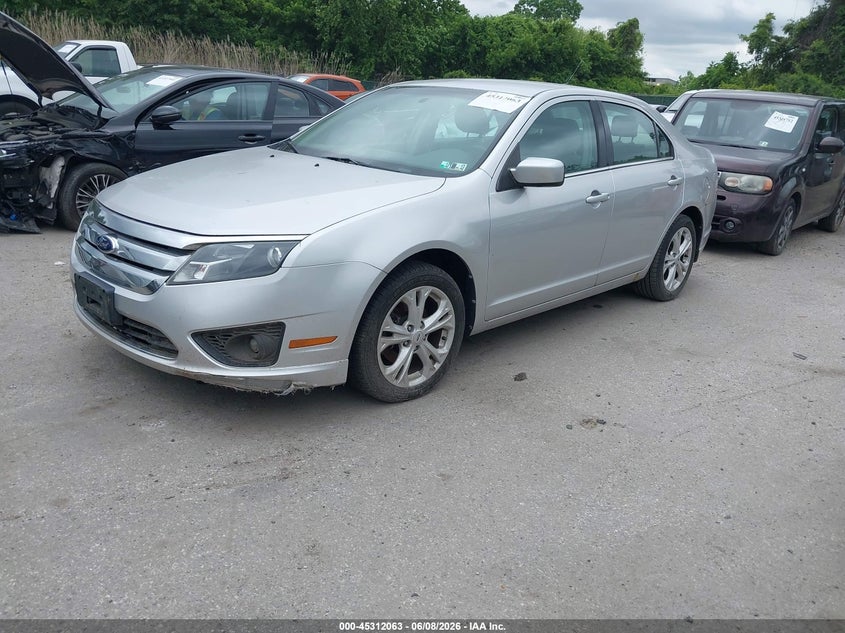 Vin: 3fahp0ha8cr329048, lot: 45809989, ford fusion se 20122