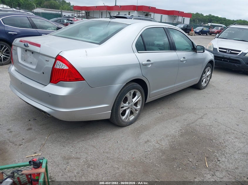 Vin: 3fahp0ha8cr329048, lot: 45809989, ford fusion se 20124