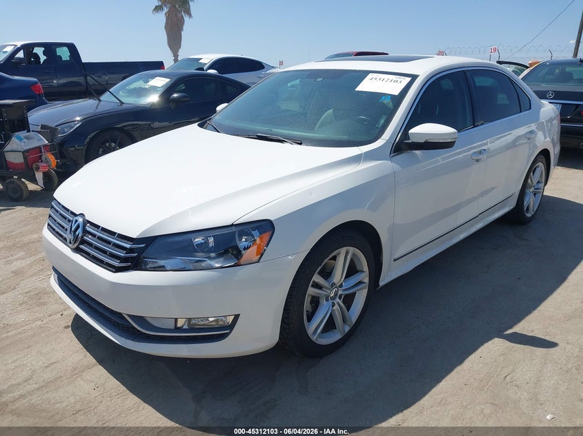 Vin: 1vwcn7a33ec052127, lot: 45810029, volkswagen passat 2.0l tdi sel premium 20142