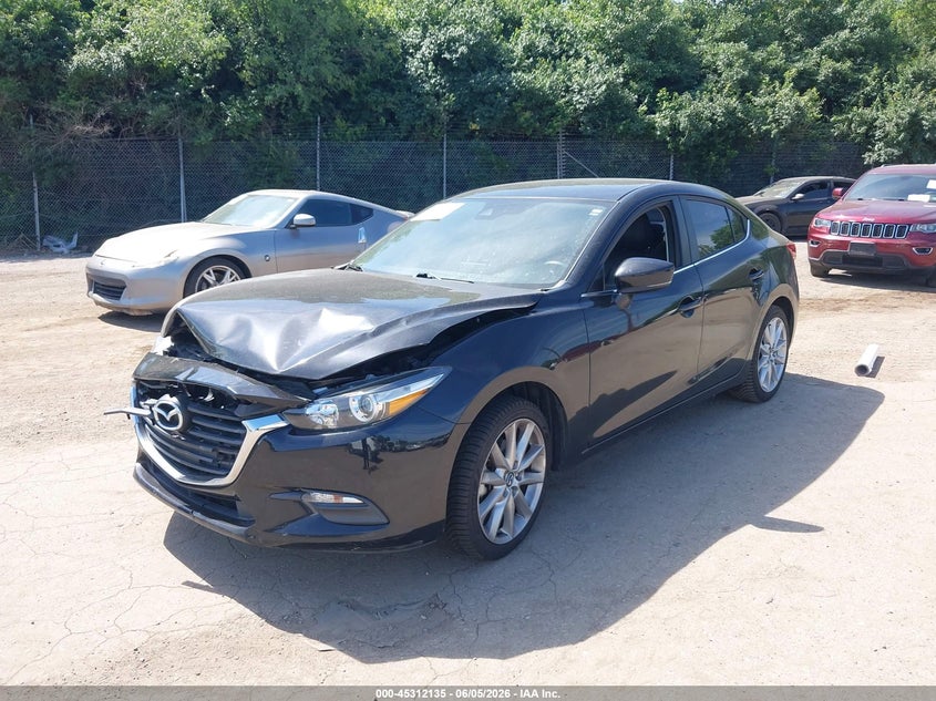 Vin: 3mzbn1v77hm118364, lot: 45810061, mazda mazda3 touring 20172