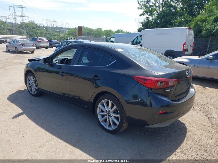 Vin: 3mzbn1v77hm118364, lot: 45810061, mazda mazda3 touring 20173
