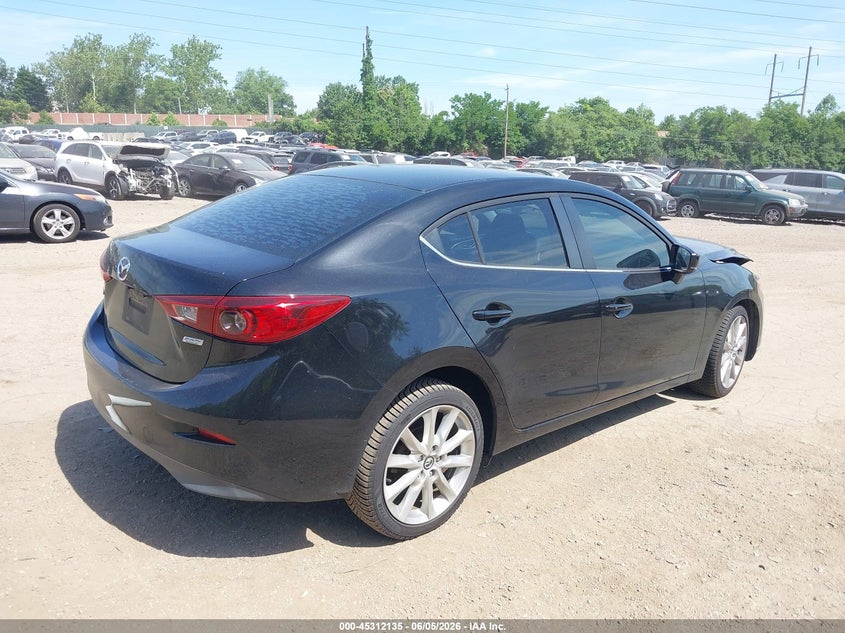 Vin: 3mzbn1v77hm118364, lot: 45810061, mazda mazda3 touring 20174