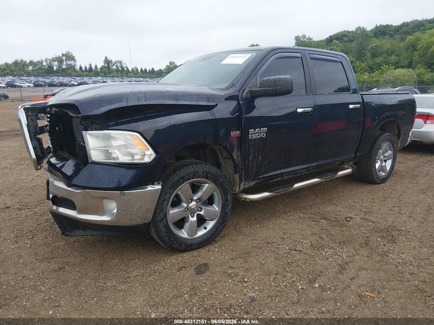 Vin: 1c6rr7lt8ds572155, lot: 45810079, ram 1500 big horn 20132