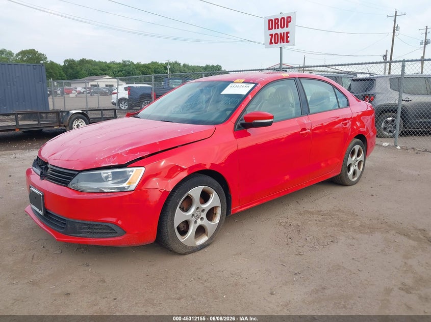 2012 Volkswagen Jetta 2.5l Se 3VWDX7AJ3CM388501 photo 1