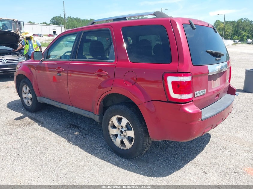 Vin: 1fmcu0eg3bkc18900, lot: 45810082, ford escape limited 20113