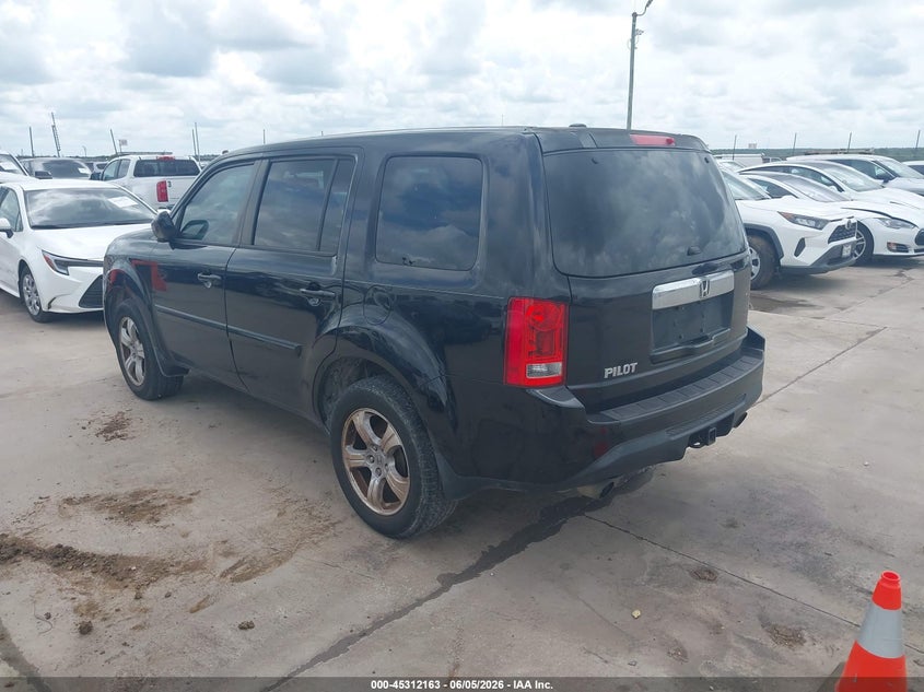 Vin: 5fnyf3h56fb004955, lot: 45810089, honda pilot ex-l 20153
