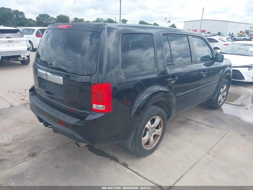 Vin: 5fnyf3h56fb004955, lot: 45810089, honda pilot ex-l 20154