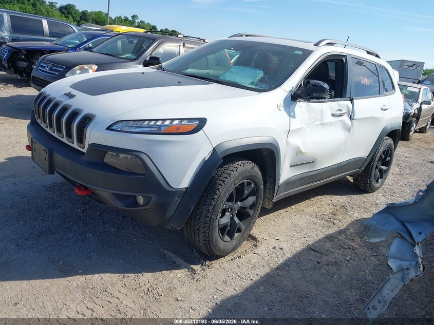 Vin: 1c4pjmbb1hw569725, lot: 45810119, jeep cherokee trailhawk l plus 4x4 20172