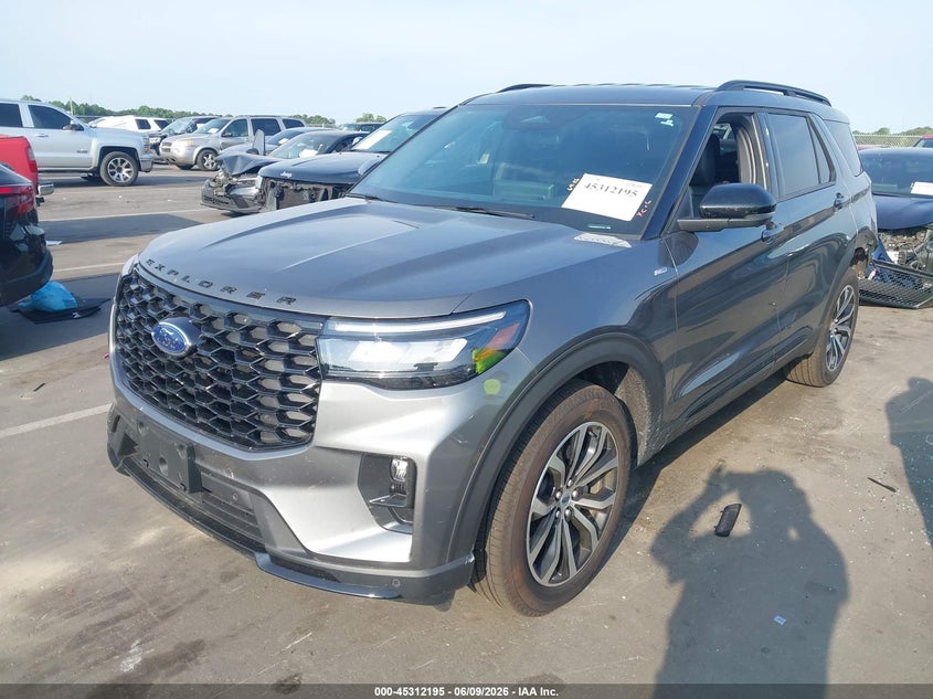 Vin: 1fmuk8kh0sgc98682, lot: 45810121, ford explorer st-line 20252