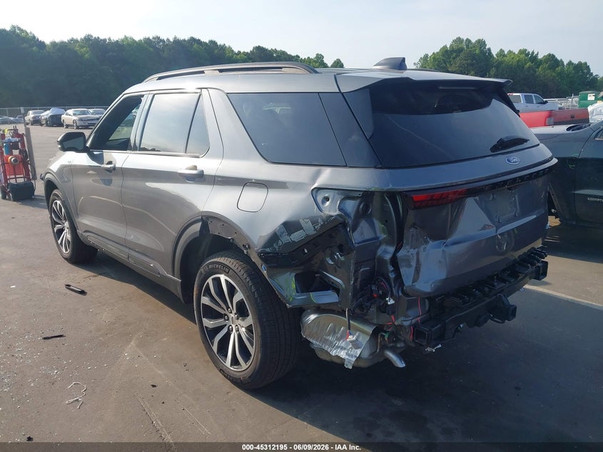 Vin: 1fmuk8kh0sgc98682, lot: 45810121, ford explorer st-line 20253