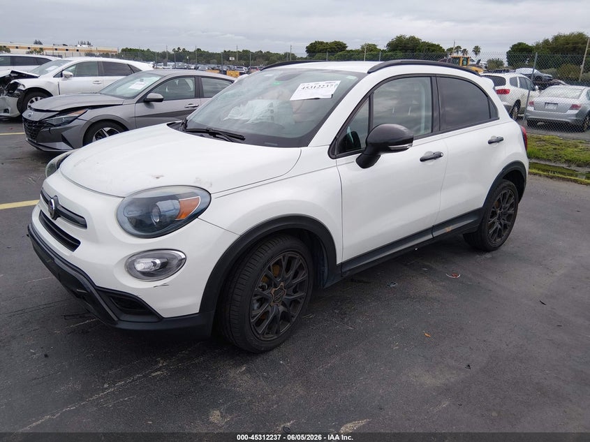 Vin: zfbcfxcb5jp655722, lot: 45810163, fiat 500x urbana fwd 20182
