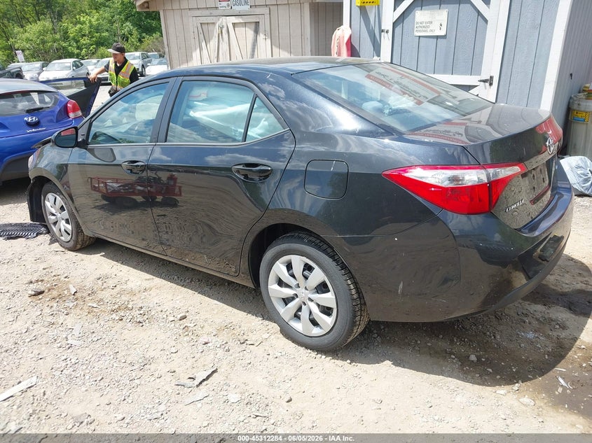 Vin: 2t1burhe4gc739650, lot: 45810210, toyota corolla le 20163