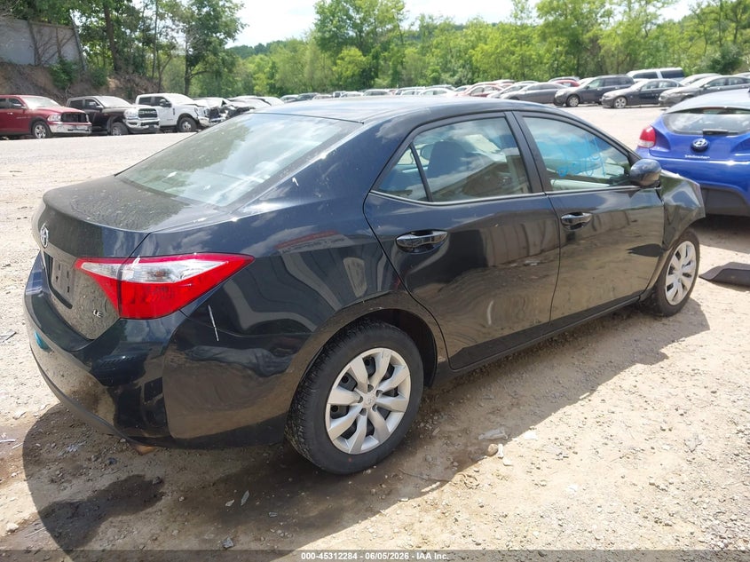 Vin: 2t1burhe4gc739650, lot: 45810210, toyota corolla le 20164
