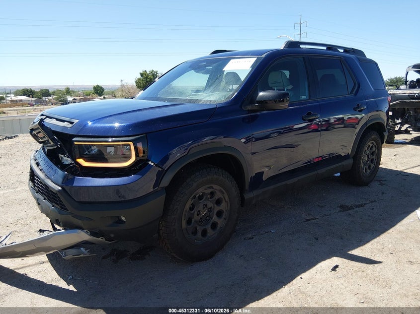 Vin: 5fnyf9h81tb067762, lot: 45810257, honda passport awd trailsport elite/awd trailsport elite blackout 20262