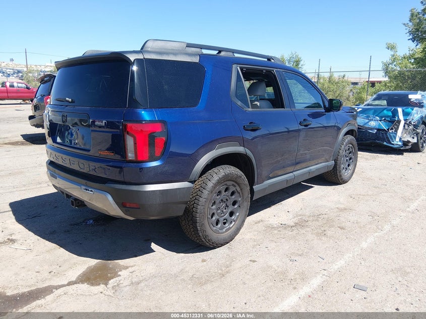 Vin: 5fnyf9h81tb067762, lot: 45810257, honda passport awd trailsport elite/awd trailsport elite blackout 20264