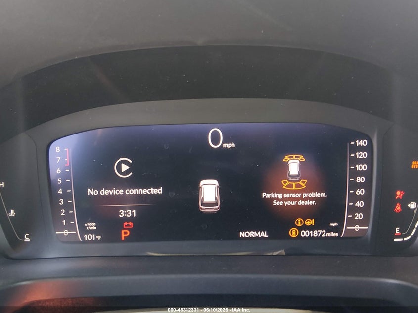 2026 Honda Passport Awd Trailsport Elite/Awd Trailsport Elite Blackout VIN: 5FNYF9H81TB067762 Lot: 45312331