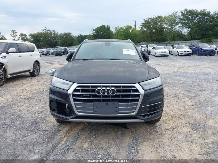 2018 Audi Q5 2.0T Premium/2.0T Tech Premium VIN: WA1BNAFY2J2019291 Lot: 45312402