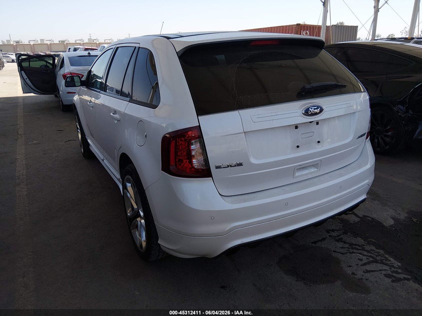 Vin: 2fmdk3ak0dba32038, lot: 45810336, ford edge sport 20133