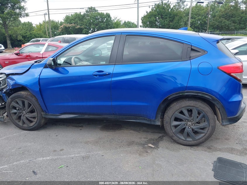 VIN 3CZRU5H11MM706302 2021 HONDA HR-V 2WD SPORT