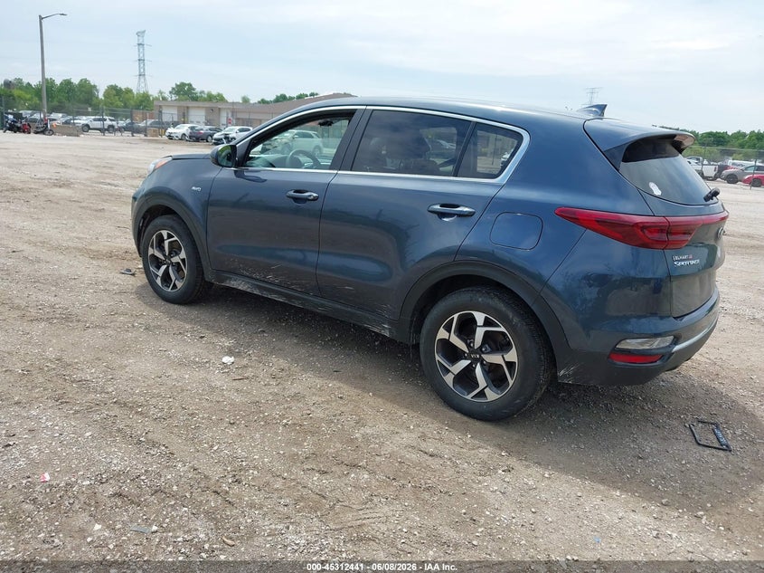 2022 KIA SPORTAGE 2.4L I-4 DI, DOHC, V(VIN: KNDPMCAC8N7973574
