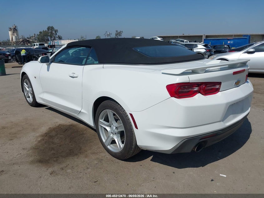 Vin: 1g1fb3dx7l0110182, lot: 45810396, chevrolet camaro rwd  1lt 20203