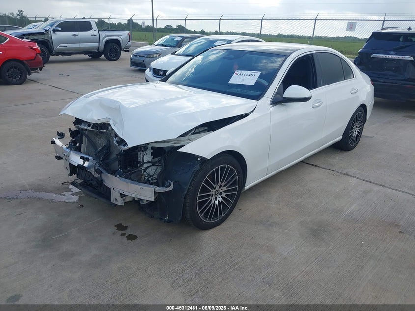 Vin: w1kaf4hb9pr141208, lot: 45810407, mercedes-benz c 300 4matic 20232