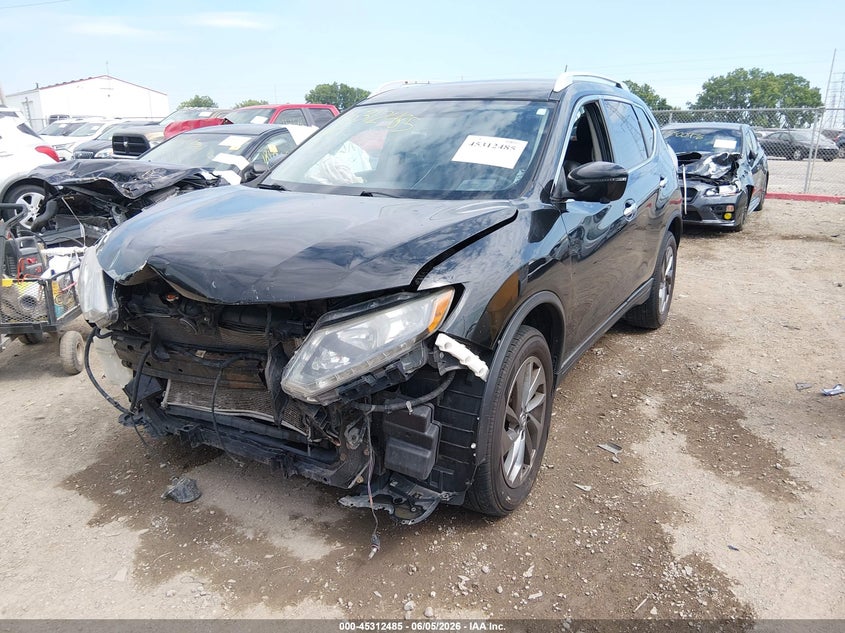 Vin: knmat2mv3gp719080, lot: 45810411, nissan rogue sl 20162