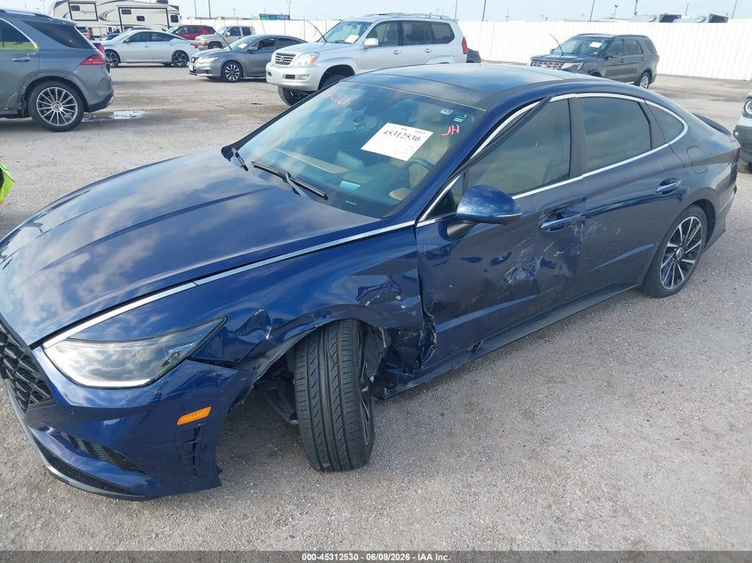 2021 HYUNDAI SONATA 1.6L I-4 DI, DOHC, V(VIN: 5NPEH4J27MH075048