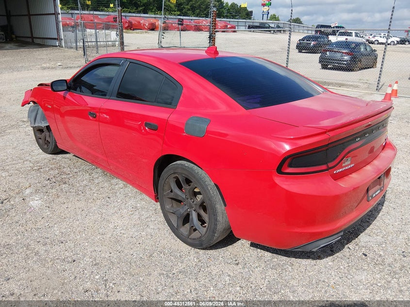 Vin: 2c3cdxhg8fh915067, lot: 45810487, dodge charger sxt 20153